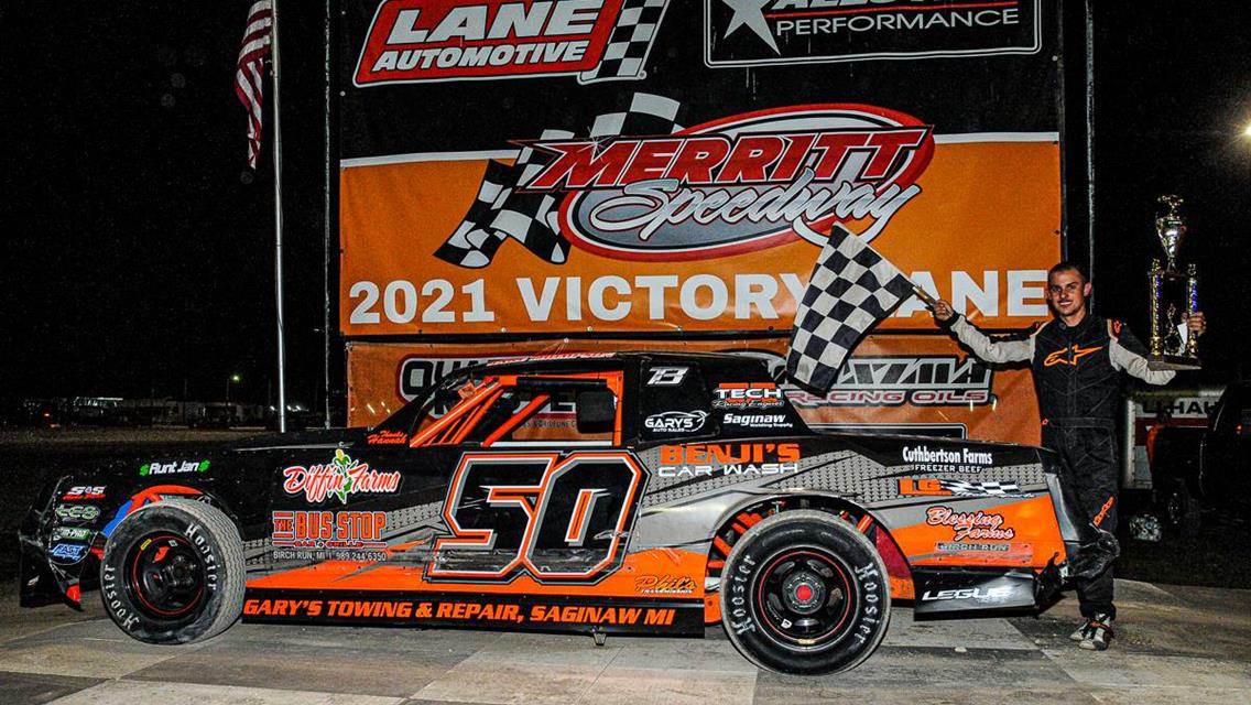 Stemler Collects $10,000 in Independence Day Special at Merritt Speedway