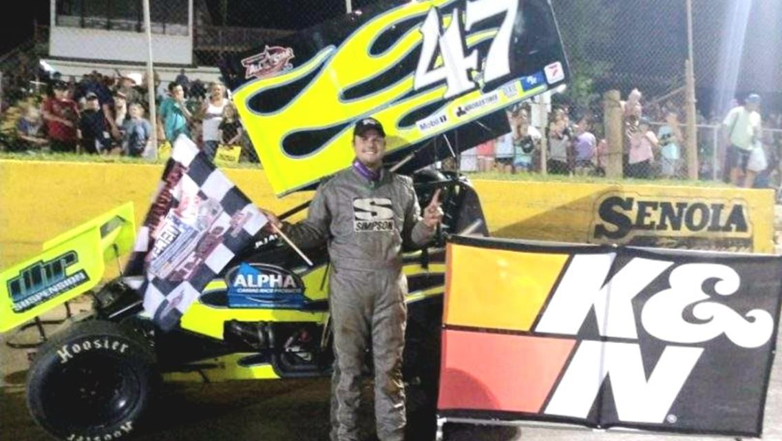 Eric Riggins, Jr. scores career-fifth Senoia Raceway victory lane stop on Saturday