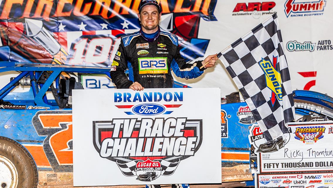 Thornton Leads Brandon Ford TV Race Challenge to Diamond Nationals