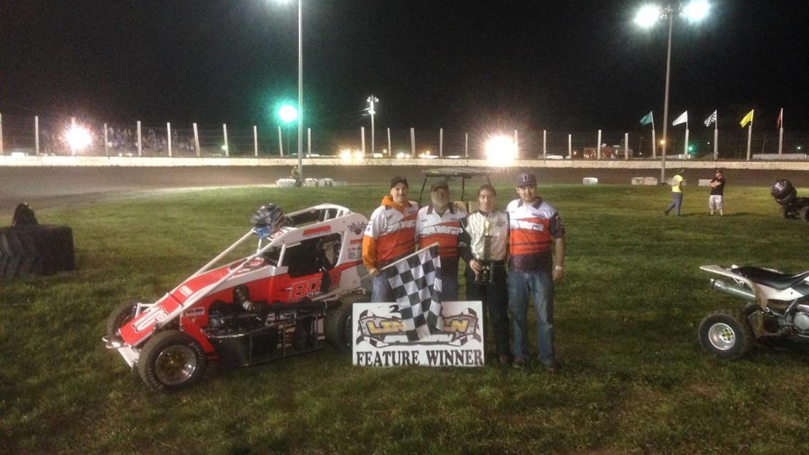 Bruns WINS POWRi/ILLINI D-II Season Opener
