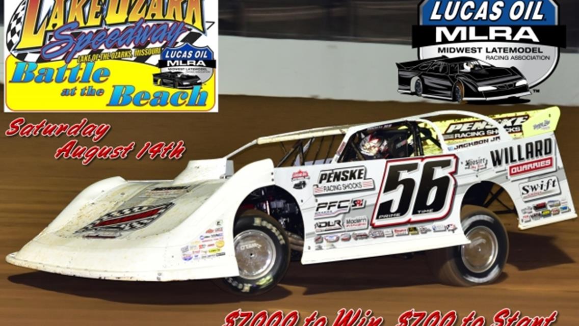 LUCAS OIL MIDWEST LATE MODEL RACING ASSOCIATION HEADLINES BATTLE AT THE BEACH WEEKEND