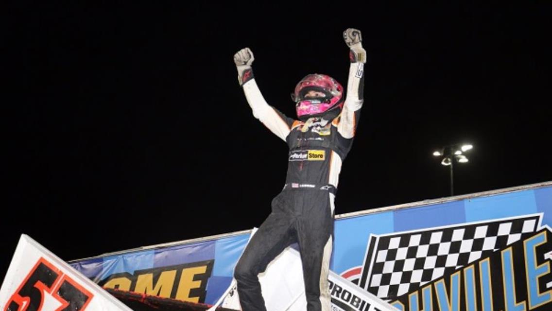 Kyle Larson Races to Brandt Professional Agriculture Night #1 of the 57th Annual 5-hour ENERGY Knoxville Nationals presented by Casey’s General Stores