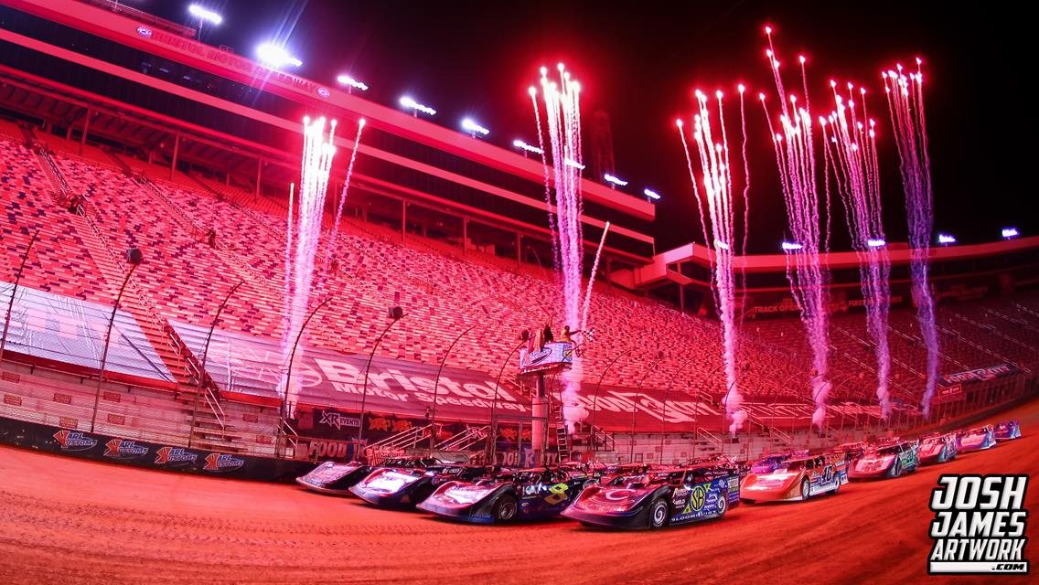 Dirt Flies at the Bristol Motor Speedway during the Karl Kustoms Bristol Dirt Nationals!