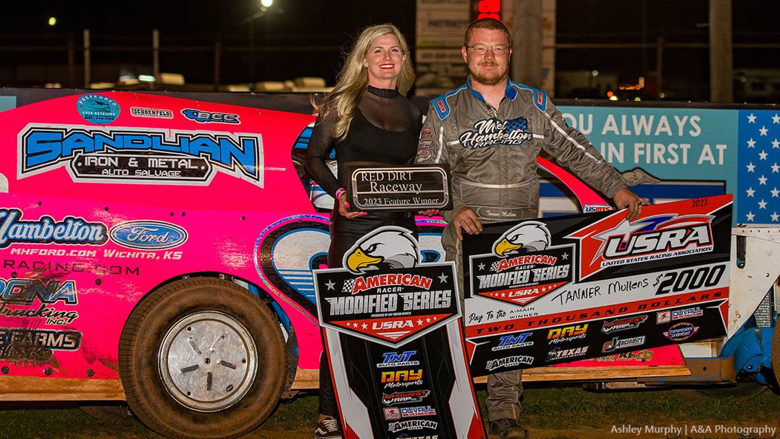 MULLENS MOTORS TO AMERICAN RACER USRA MODIFIED SERIES WIN IN MEEKER