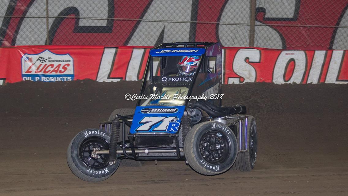 Chase Johnson Earns Podium on Chili Bowl Prelim Night Before Scoring Top 10 During Finale