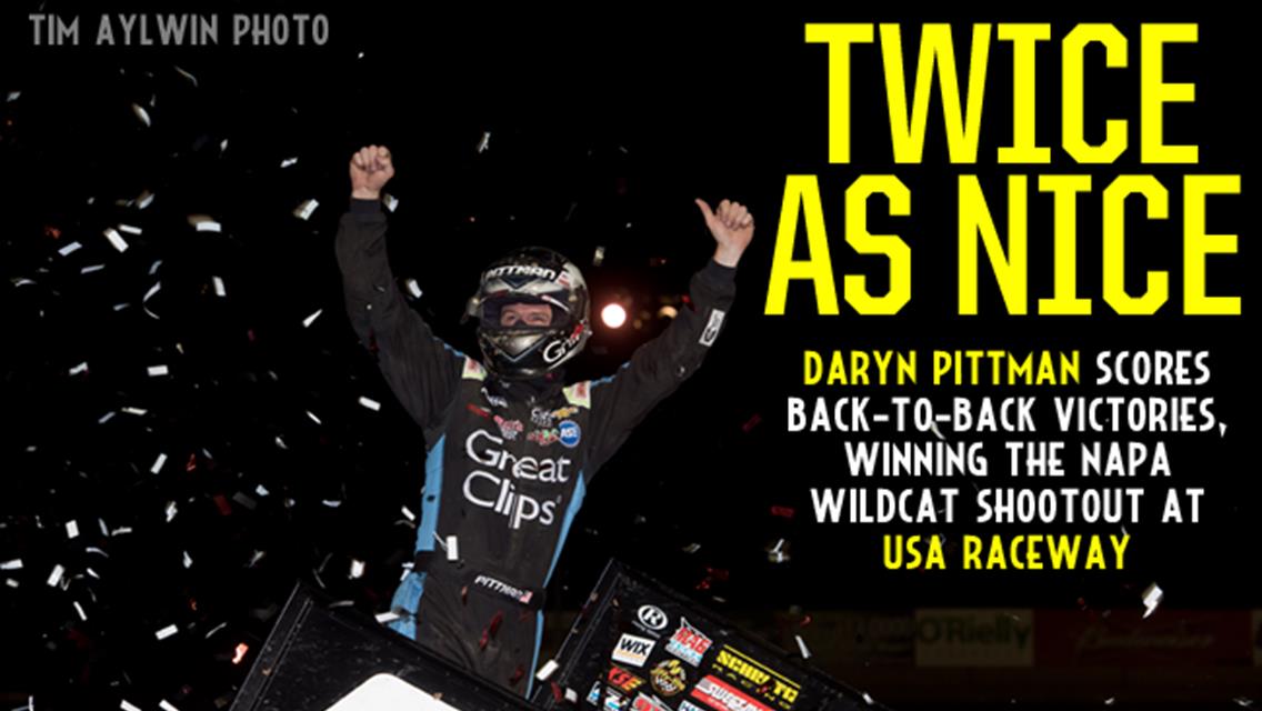 Pittman Goes Back-to-Back, Wins at USA