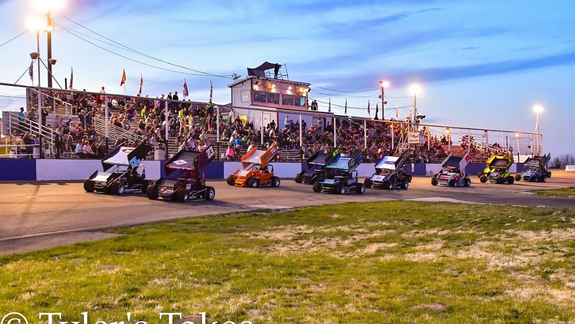 Nelson Powers to Sprintcar Opener Victory