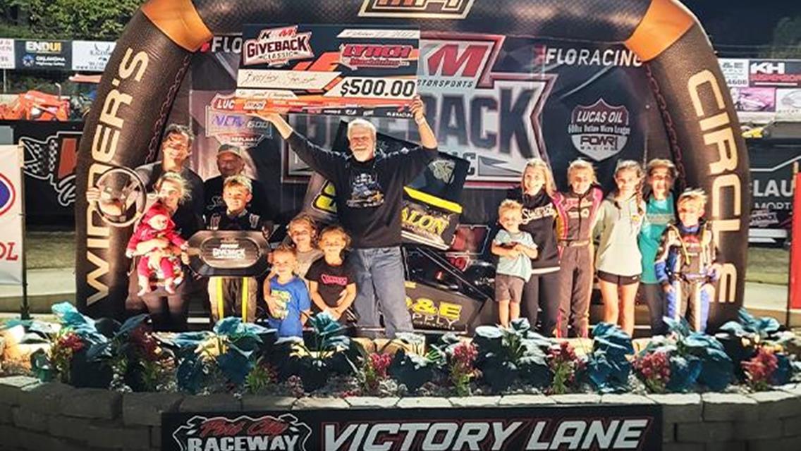 Braxton Stewart Shines in KKM Giveback Championship Night Win with POWRi Jr. Sprints