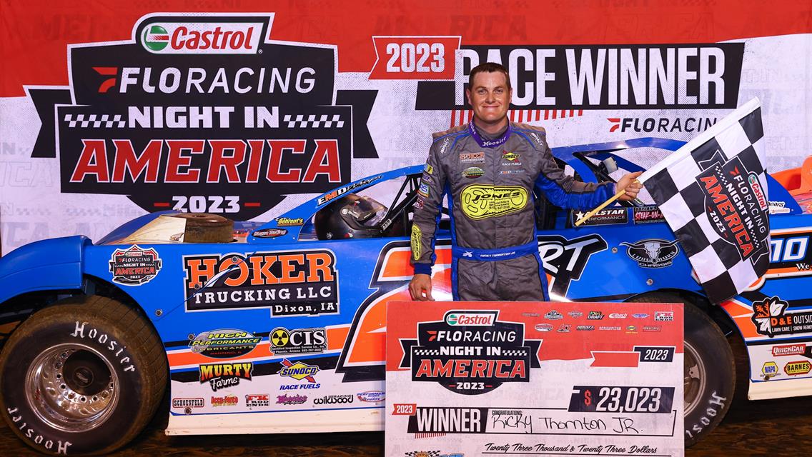 Florence Speedway (Union, Ky.) – Castrol FloRacing Night in America – May 31st, 2023. (Josh James Artwork)