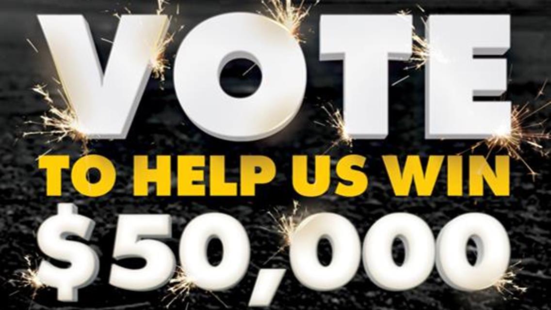 ADAMS COUNTY SPEEDWAY FINALIST FOR $50,000 GRANT