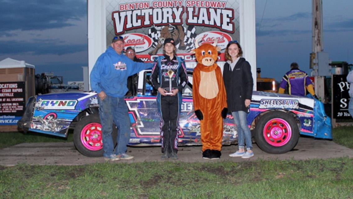 Tony Olson races to 50th Bullring win