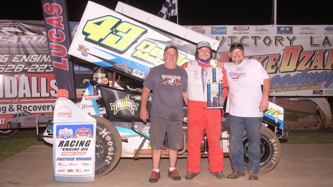 Jacob Greenwood Victorious at Lake Ozark Speedway in POWRi LOS 305 Sprints