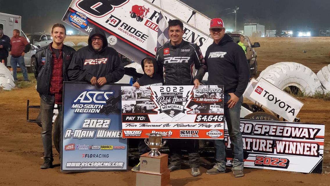 Aaron Reutzel Dominates The Ralph Henson Memorial At I-30 Speedway