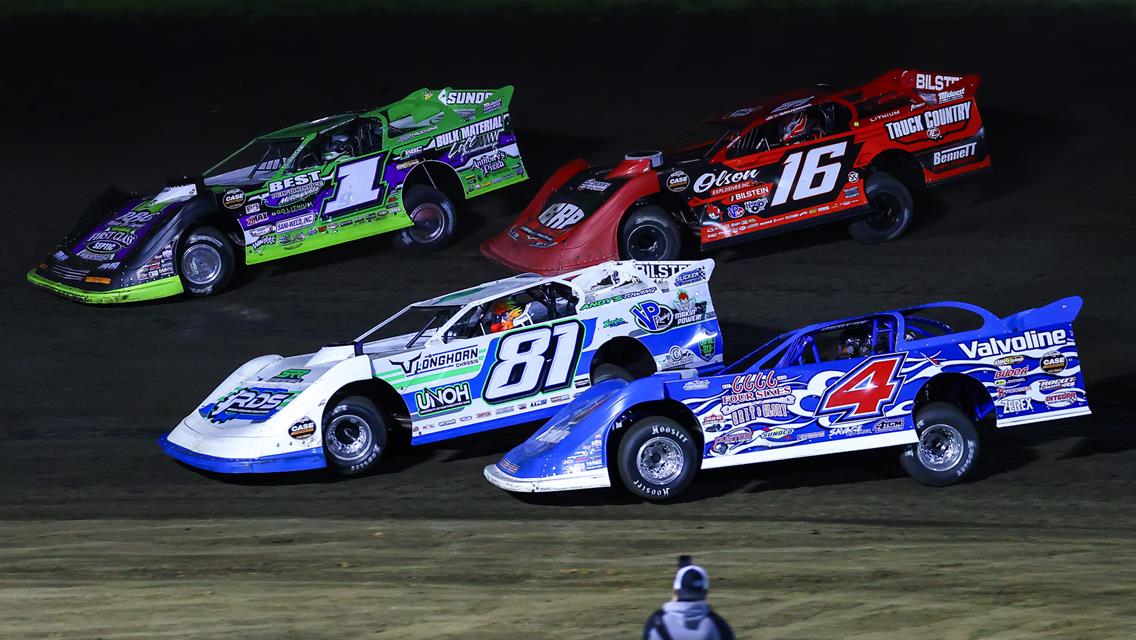 Farmer City Raceway (Farmer City, IL) – World of Outlaws Case Late Model Series – Illini 100 – April 12th-13th, 2024. (Josh James Artwork)