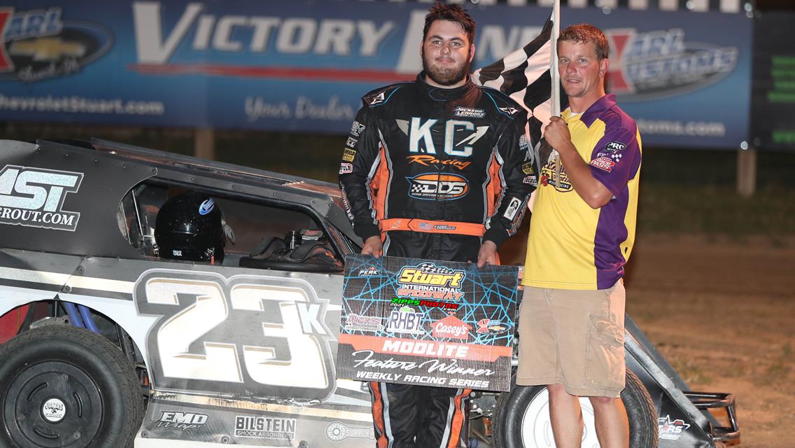 Morris Gets First Feature Win at Stuart Speedway