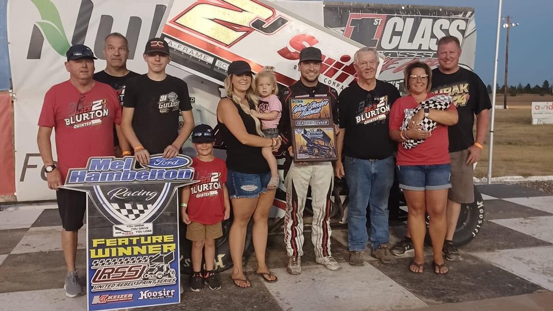 Blurton Completes Wheat Shocker Sweep