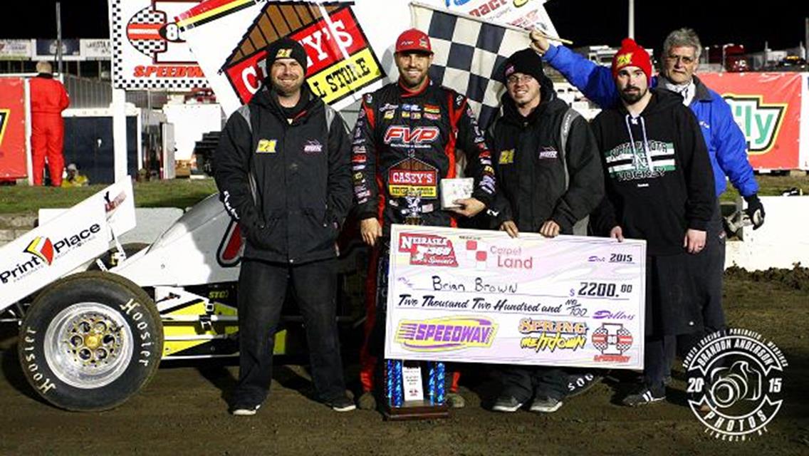 Brian Brown – Spring Meltdown Sweep Good Start to Midwest Campaign!