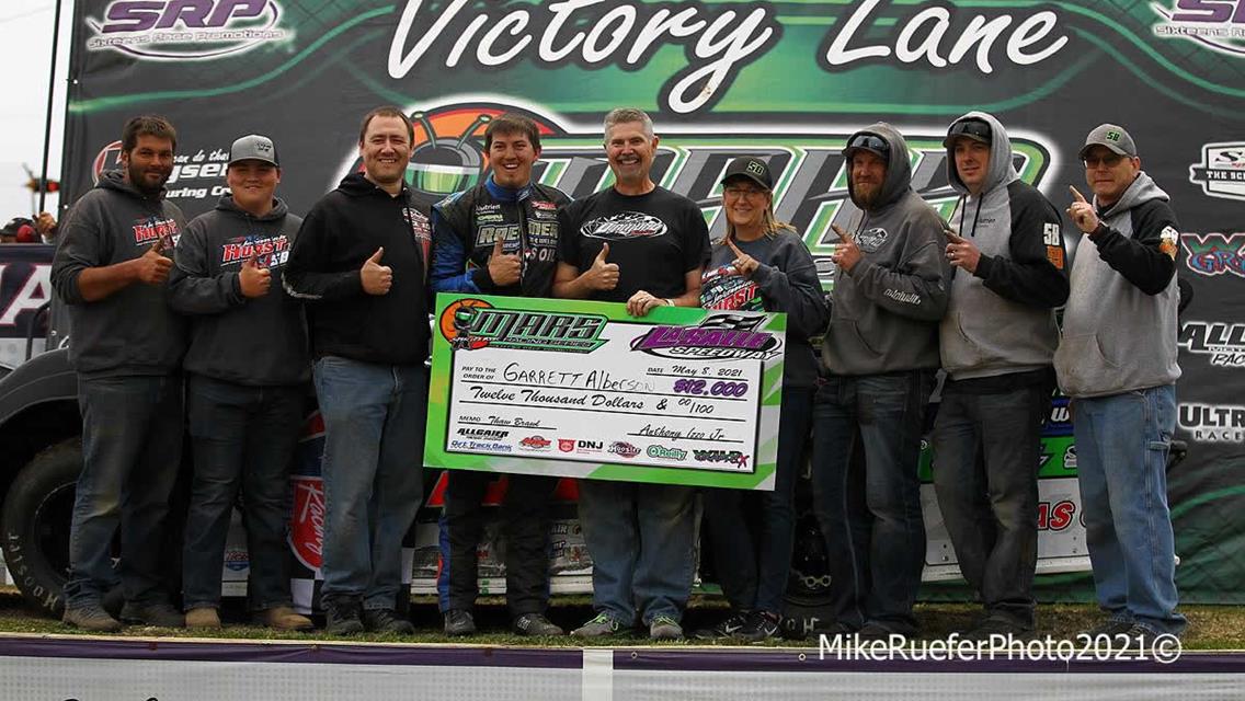 Alberson wins $12,000 Thaw Brawl finale at La Salle Speedway