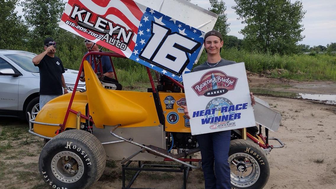 JUSTIN WARD WINS HIS FIRST FEATURE RACE