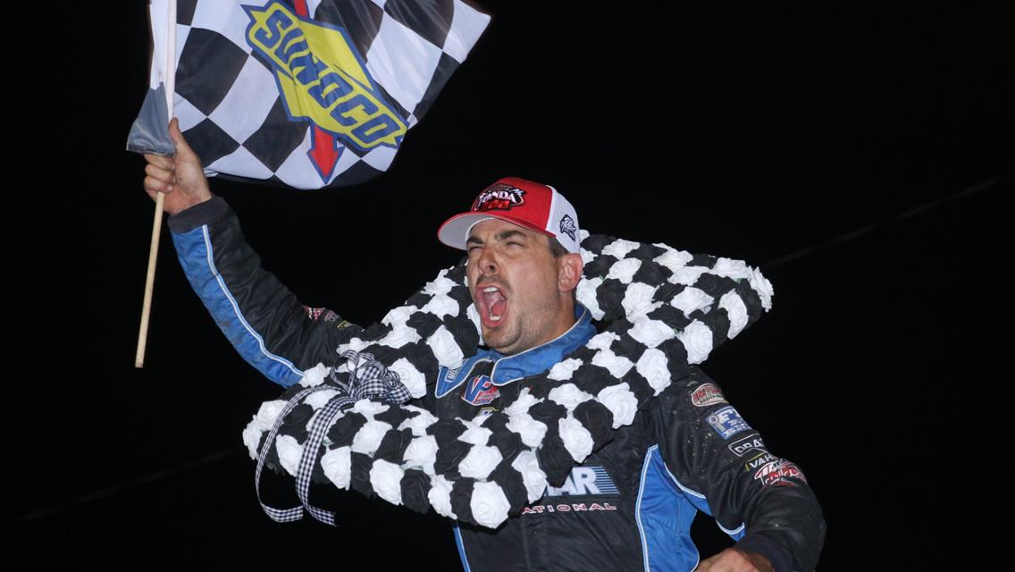 Team Effort: Stewart Friesen Recovers from Flat Tire to Win $53,000 Fonda 200
