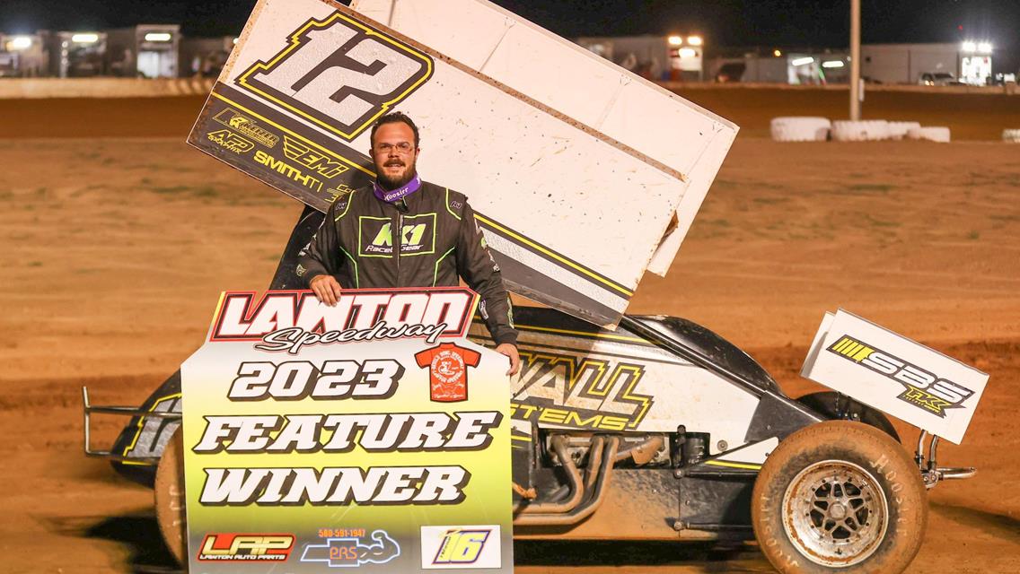 Jeffrey Newell Lands First Career ASCS National Victory At Lawton Speedway!