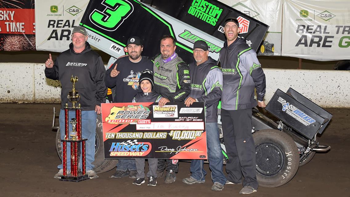 Kaeding and Ballenger Enjoy Victories at Huset’s Speedway During DeKalb/Asgrow Power Series Nationals presented by Casey’s General Stores Finale