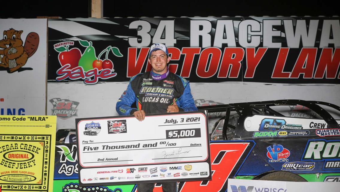 Alberson grabs first career Lucas Oil MLRA triumph at 34 Raceway