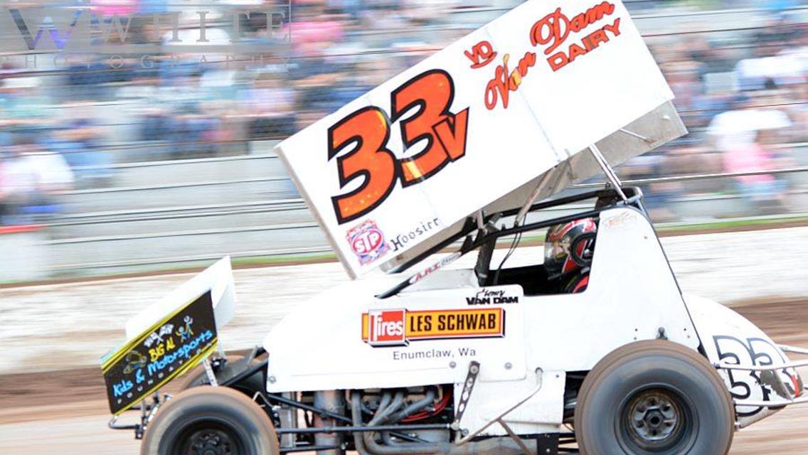 Van Dam Hampered by Mechanical Problem at Cottage Grove Speedway
