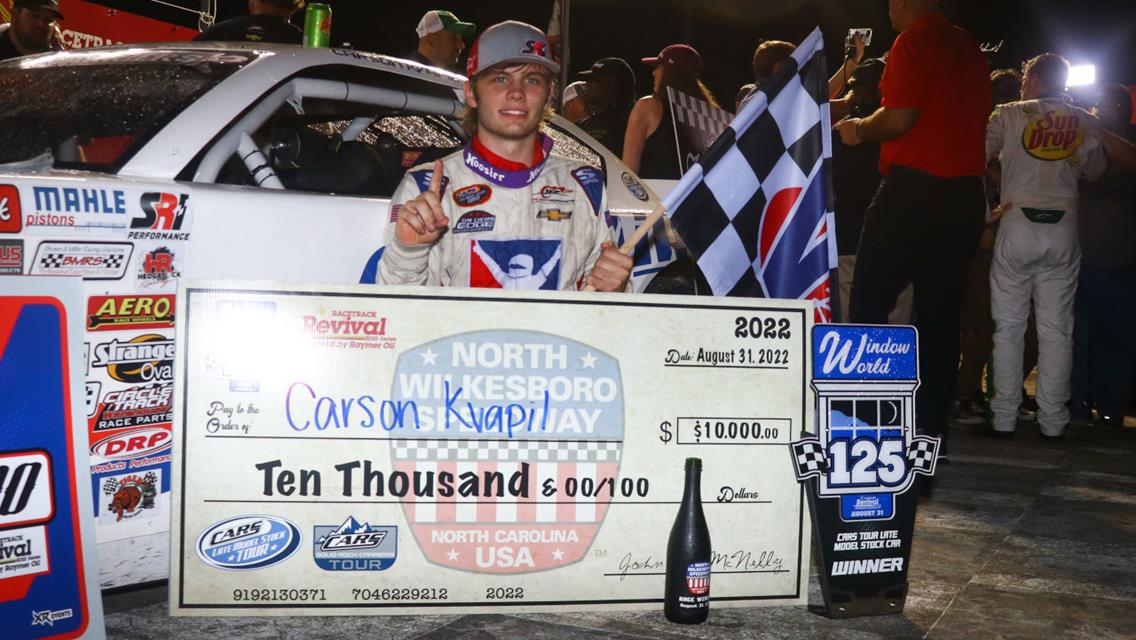 Carson Kvapil[ dominates at North Wilksboro