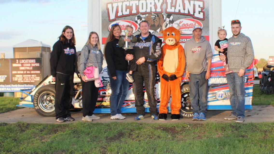 Tony Olson races to 50th Bullring win