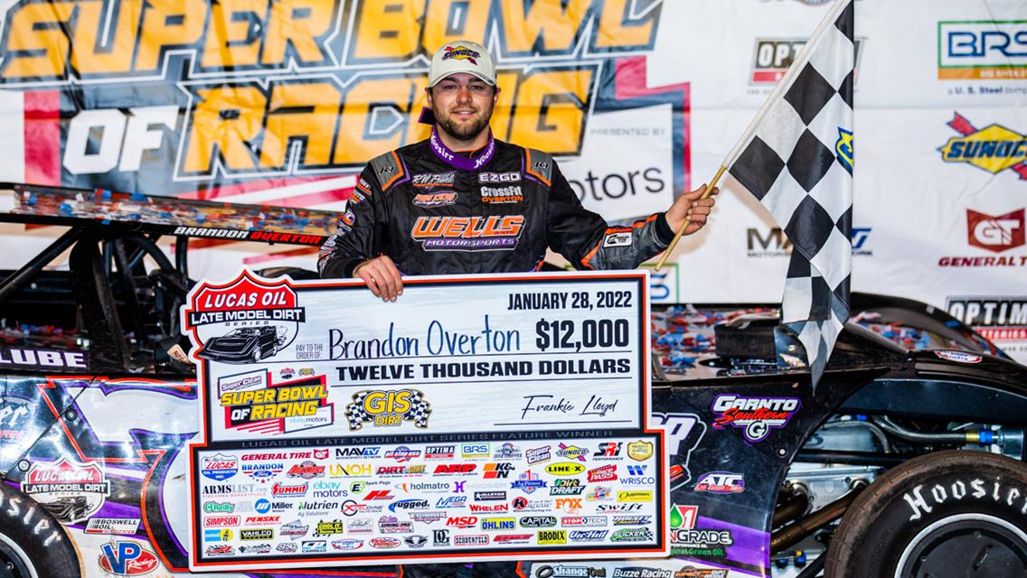 Brandon Overton in Lucas Oil Victory Lane