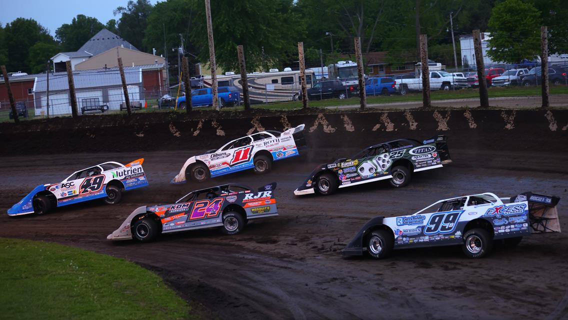 Lincoln Speedway (Lincoln, IL) – Castrol FloRacing Night in America – Illinois Speedweek – May 11th, 2023. (Josh James Artwork)