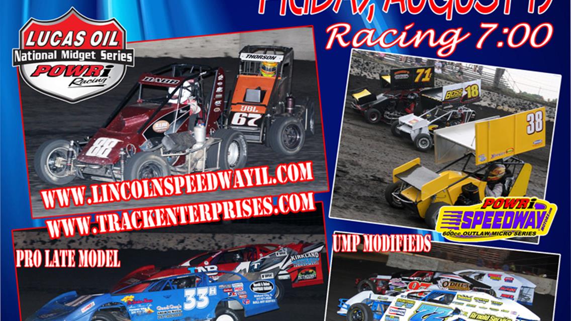 POWRi National Midgets and Micros Head to Lincoln Speedway