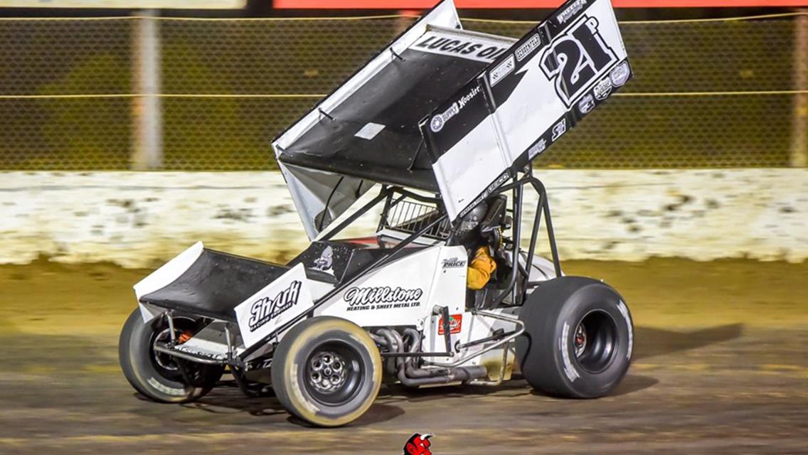 Price Builds Momentum With Ninth-Place Finish at Creek County Speedway