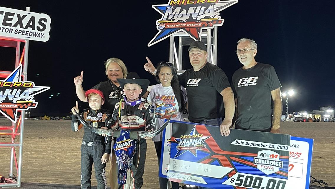 Braxton Flatt and Braxton Weger Emerge Victorious in Micro Mania Championship Night Support Divisions
