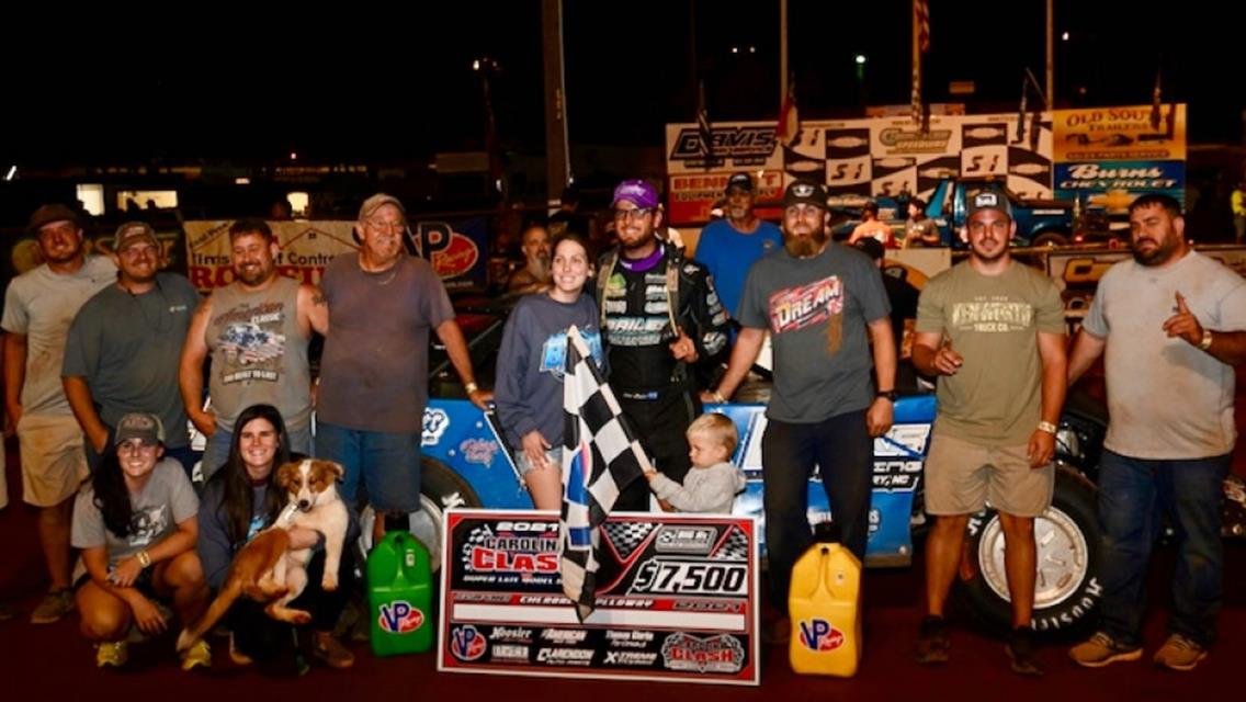 Ross Bailes visits Carolina Clash victory lane at Gaffney