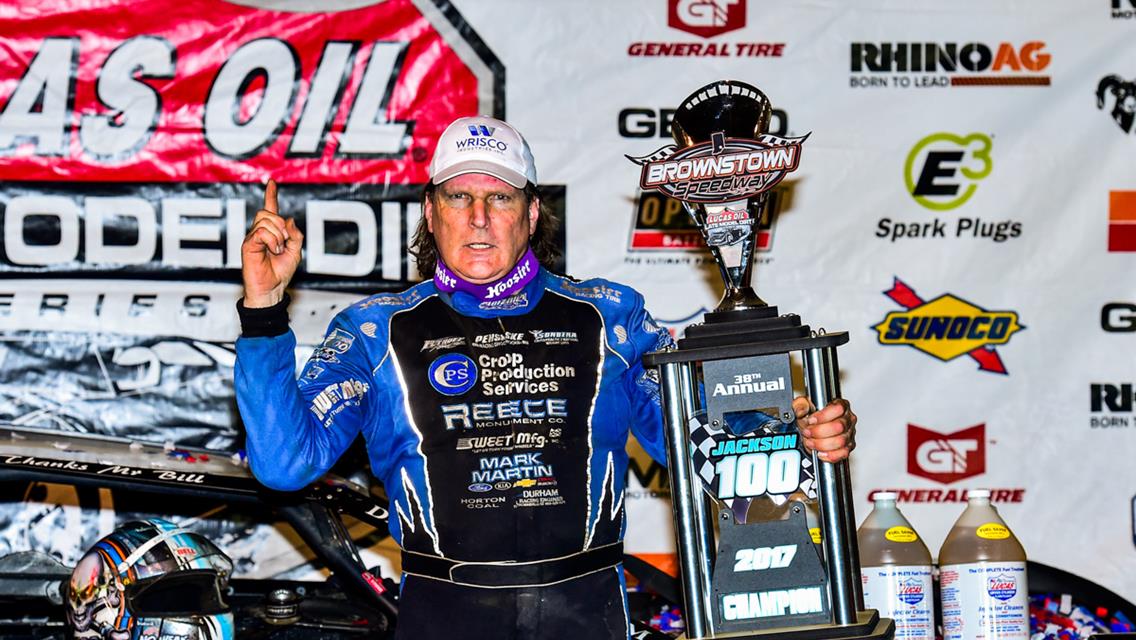 Bloomquist Best in Brownstown Speedway’s Jackson 100