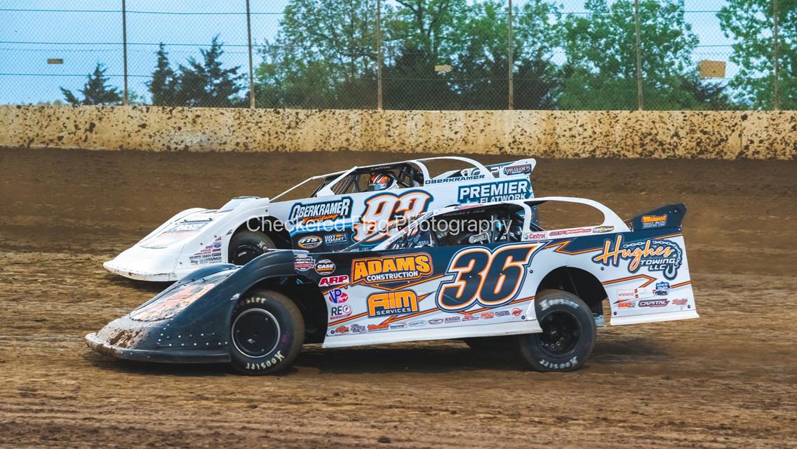 Lake Ozark Speedway (Eldon, MO) – Lucas Oil Midwest Late Model Racing Association (MLRA) – Battle at the Beach – April 28th-29th, 2023. (Mike Musslin photo)