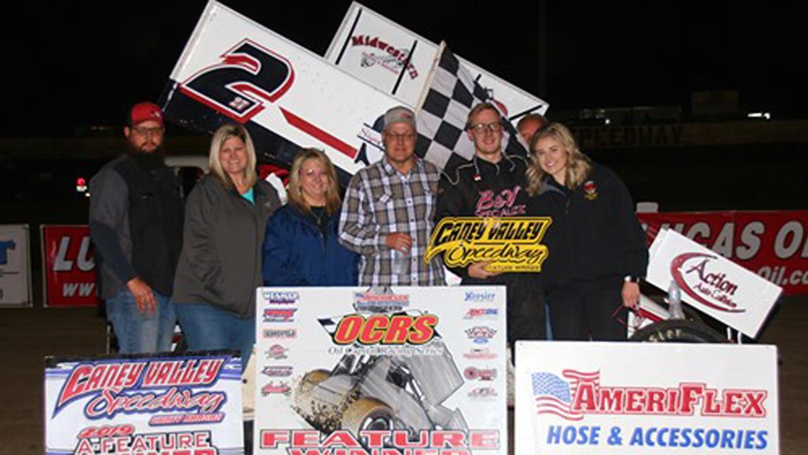 Walker wins AmeriFlex / OCRS season finale at Caney Valley Speedway