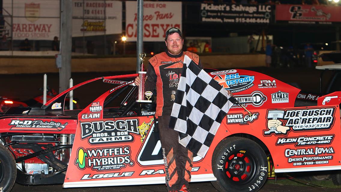 Roberts steals one at Boone Speedway