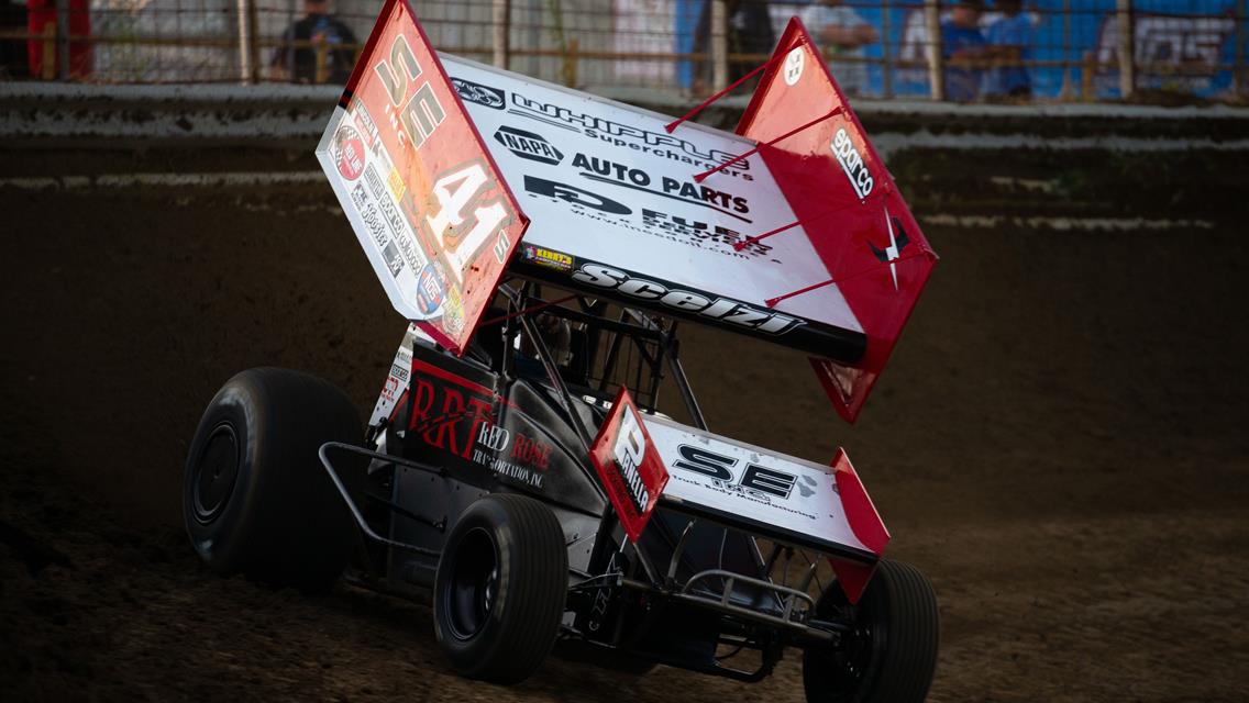 Dominic Scelzi Caps Weekend at Huset’s With Season-Best World of Outlaws Result