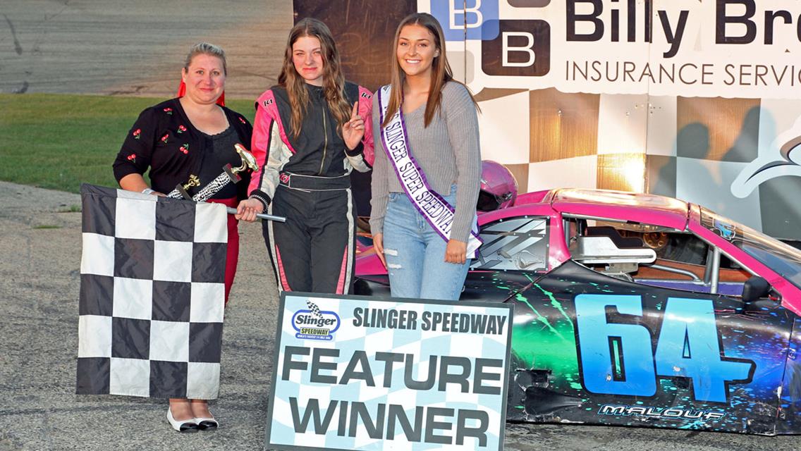 RJ Braun Tops Destefano for first Super Late Model Feature Win at Slinger