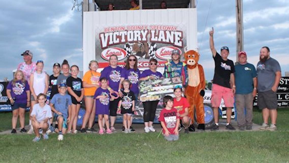 VanWyk victorious in Urbana 5 Memorial at Benton County Speedway
