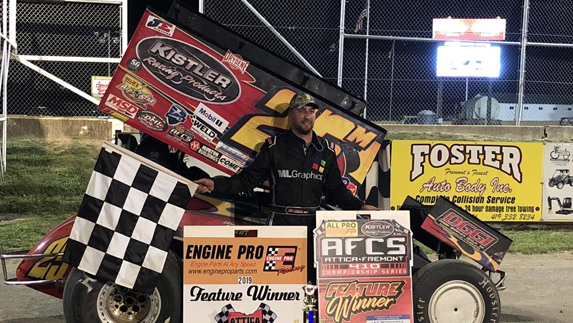 Andrews Uses Late Restart to Garner Second Win of Season at Attica