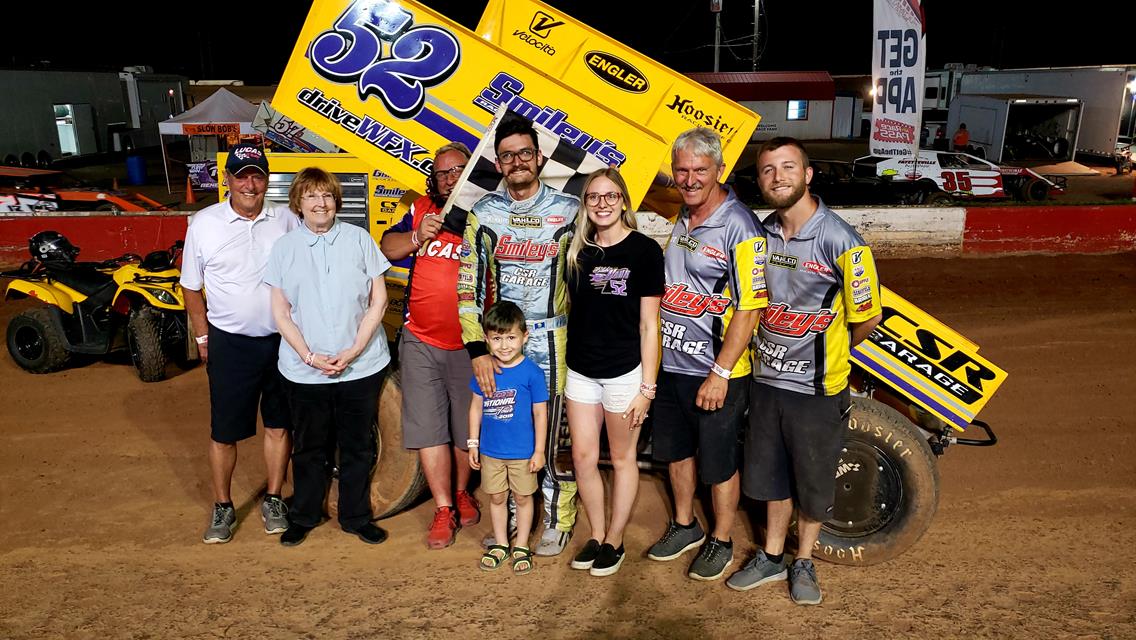 Blake Hahn Dominates ASCS Sooner At Tri-State Speedway