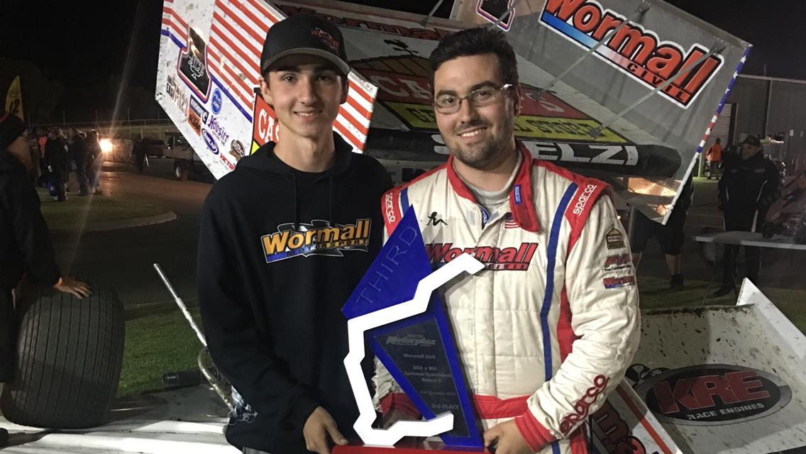 Scelzi Scores First Career Podium Finish in Australia During USA vs. WA Sprintcar Speedweek
