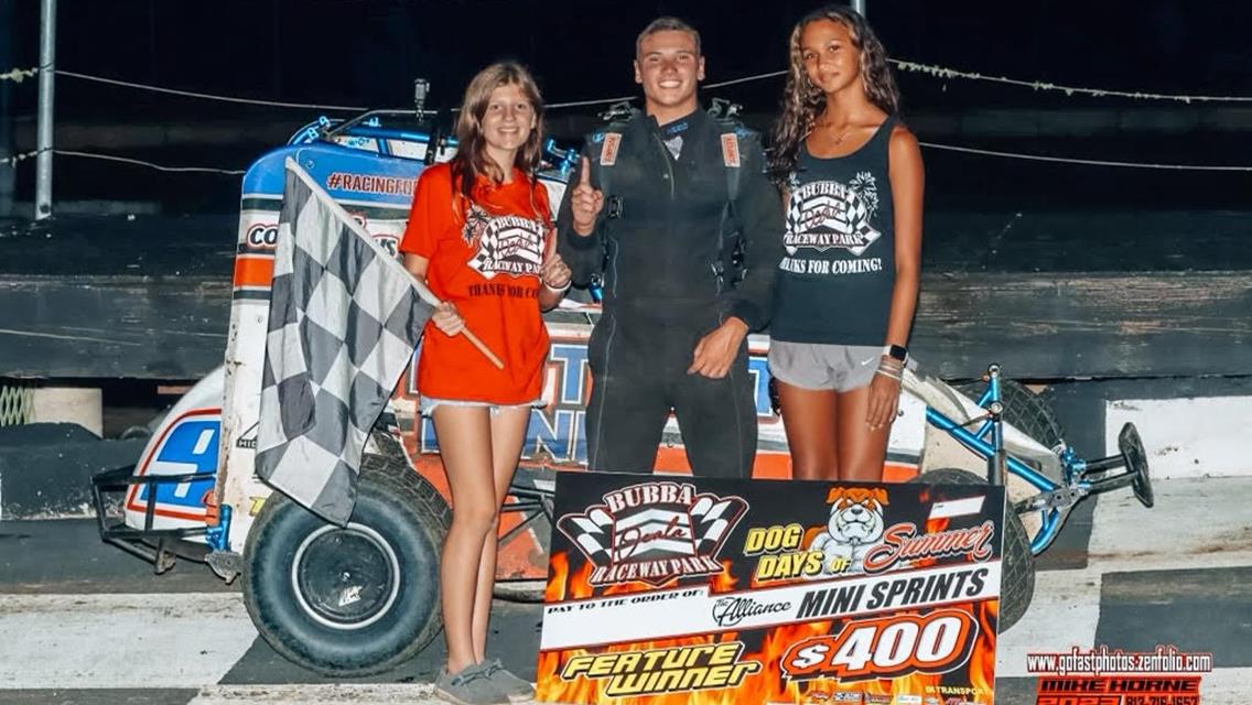 Bryce Picks Up The Feature Win At Bubba Raceway Park