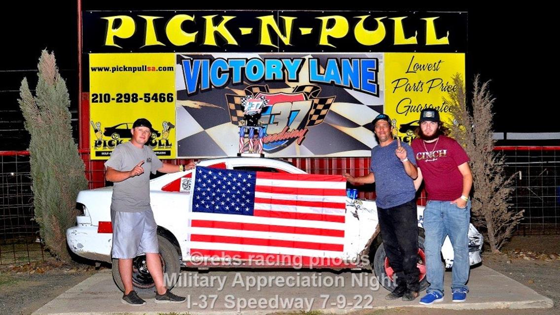 Military Appreciation Night W/ Late Models @ I-37 Speedway