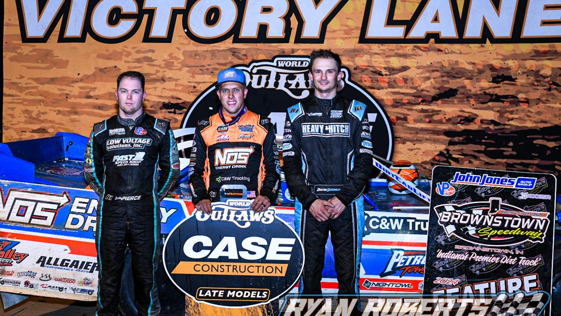 Brownstown Speedway (Brownstown, IN) – World of Outlaws Case Late Model Series – Hoosier Dirt Classic – June 22nd, 2024. (Ryan Roberts Photography)