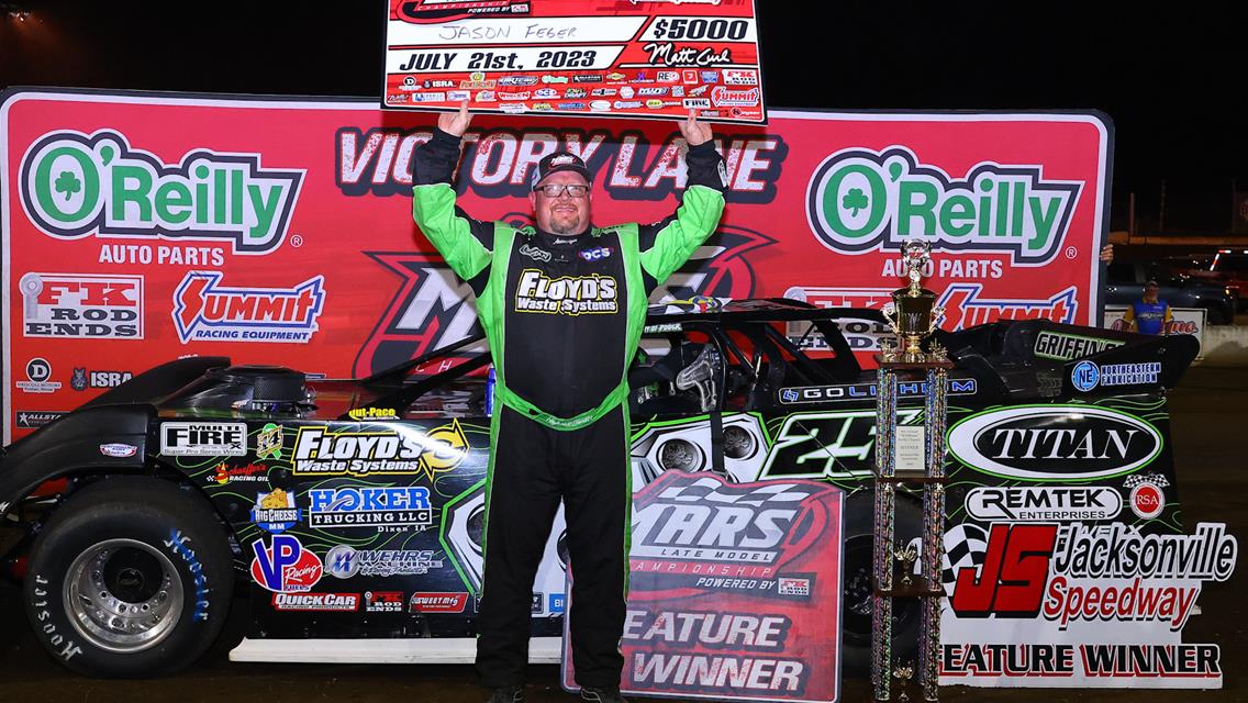 Official Summary of Results July 21, 2023 Jacksonville Speedway